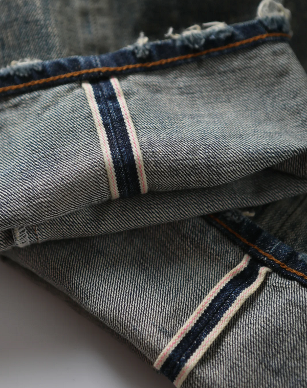 Men's vintage-wash straight-leg jeans - Image 2