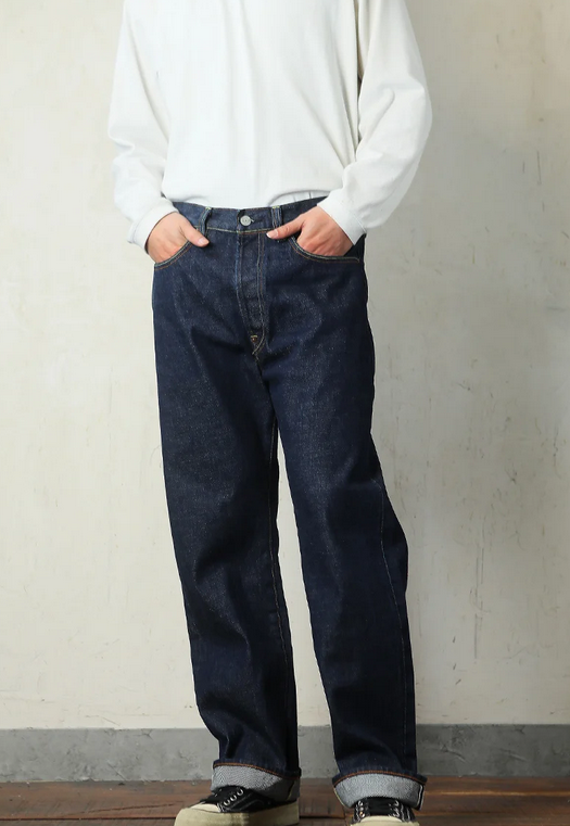 Men's Classic Raw Selvedge Denim Jeans